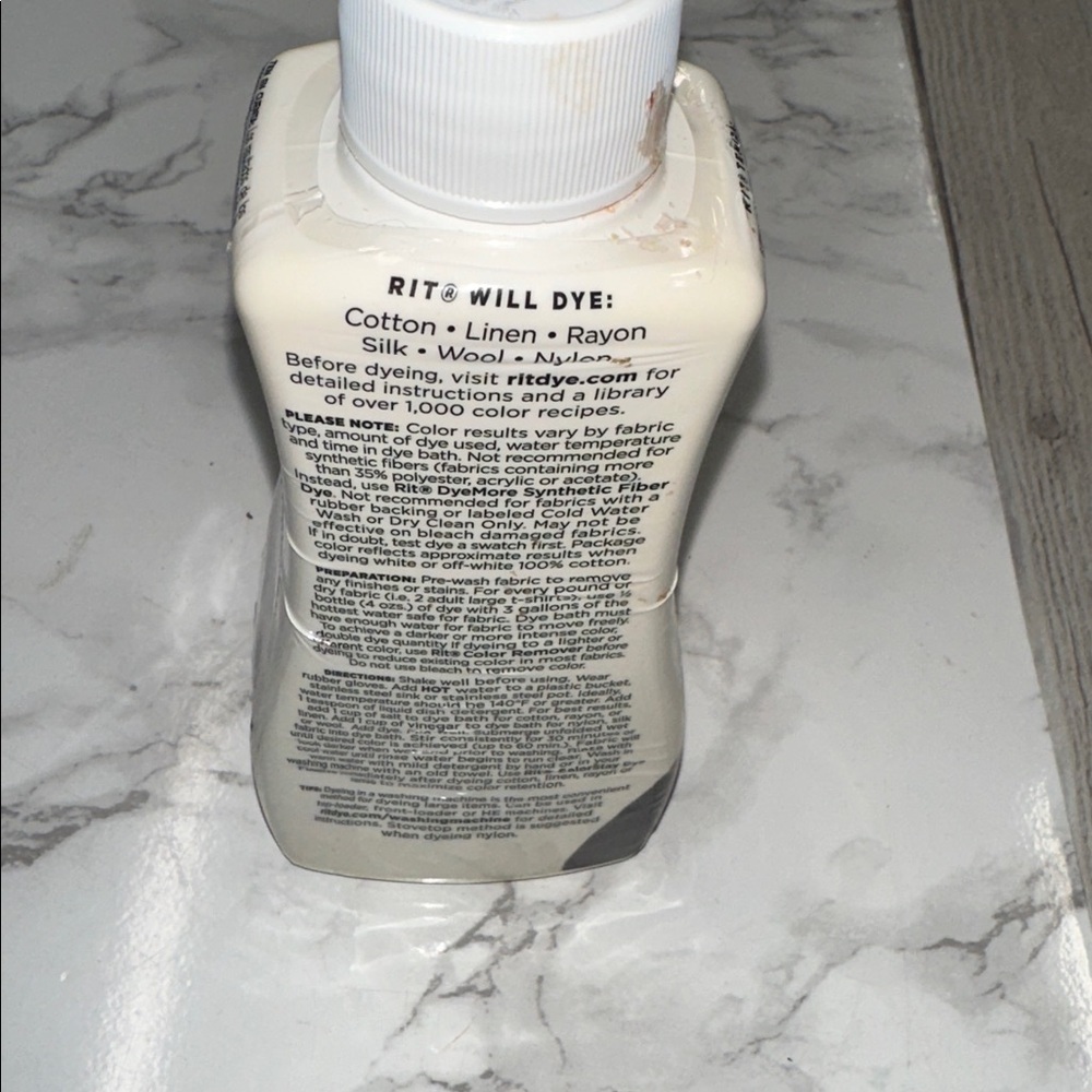 Rit Charcoal Grey Fabric Dye - Picture 2 of 3